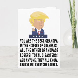 Rolig Trump Farfar Kort