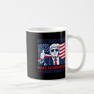 Rolig Trump Fars Dag Bästa Pappa Någonsin För Farf Kaffemugg