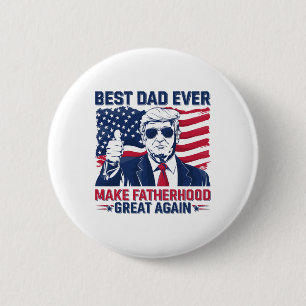 Rolig Trump Fars Dag Bästa Pappa Någonsin För Farf Knapp