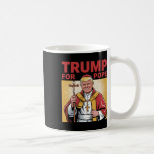 Rolig Trump För Påve Gear Katolsk Vatikanen Republ Kaffemugg