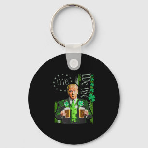 Rolig Trump Gör St Patrick's Day Stor Igen Iris Nyckelring