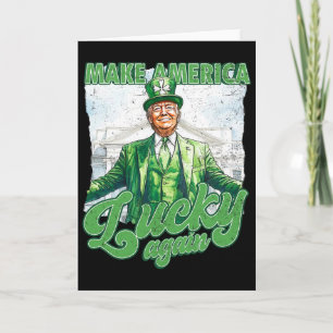 Rolig Trump Gör St Patrick's Day Större Igen Iris Kort