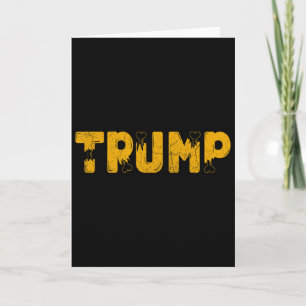 Rolig Trump Halloween Kuslig Trump Kostym Män Kvin Kort