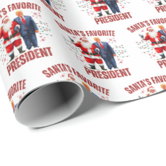 Rolig Trump jul Presentpapper
