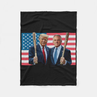 Rolig Trump Kennedy Mega Maha Sälj T Usa Flagga Fleecefilt