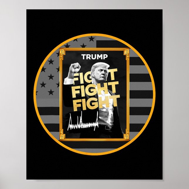Rolig Trump Meme Coin Crypto President Meme  Poster (Framsidan)