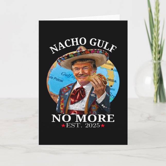 Rolig Trump Nacho Golf Inte Mer Trump Merchandise  Kort (Framsida)