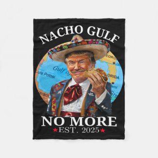 Rolig Trump Nacho Gulf Inte Mer Trump Merchandise Fleecefilt