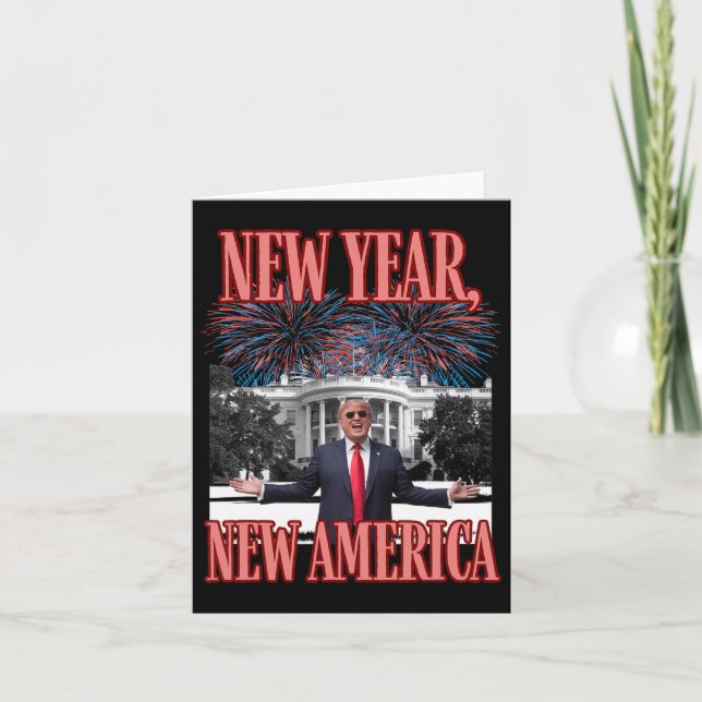 Rolig Trump Nyår  Kort (Framsida)