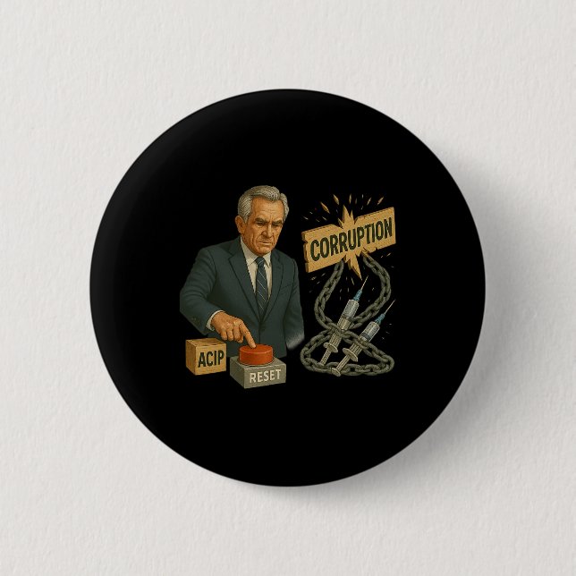 Rolig Trump Robert Kennedy Jr. Hela Cdc Meme Aci Knapp (Framsida)