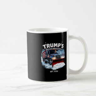 Rolig Trump-seger Snöflinga Borttagning Service Tr Kaffemugg