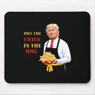 Rolig Trump Snabbmat Sätt Pommes Frites I G 2024 Musmatta