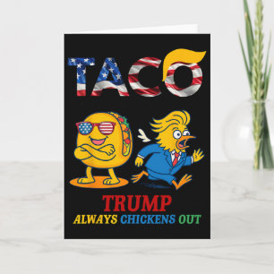 Rolig Trump Taco Trump Chickar Alltid Ut _10 Kort