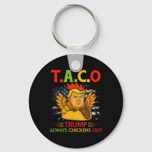 Rolig Trump Taco Trump Chickar Alltid Ut 12 Nyckelring
