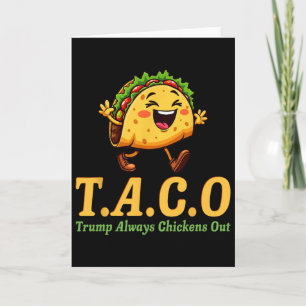 Rolig Trump Taco Trump Chickar Alltid Ut _20 Kort