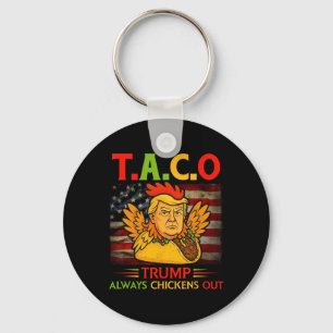 Rolig Trump Taco Trump Chickar Alltid Ut 23 Nyckelring