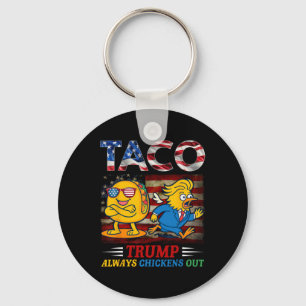Rolig Trump Taco Trump Chickar Alltid Ut _24 Nyckelring