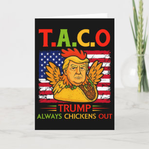 Rolig Trump Taco Trump Chickar Alltid Ut _26 Kort