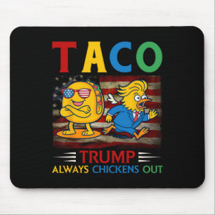 Rolig Trump Taco Trump Lämnar Alltid Krycken 30 Musmatta