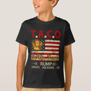 Rolig Trump Taco Trump Lämnar Alltid Krycken 3 T Shirt