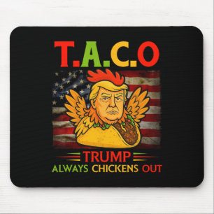 Rolig Trump Taco Trump Lämnar Alltid Krycklingar 2 Musmatta