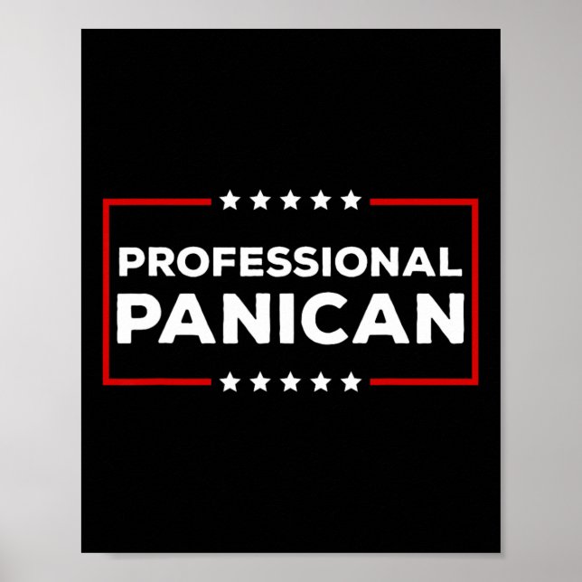 Rolig Trump Tariffer Professionell Panikan  Poster (Framsidan)