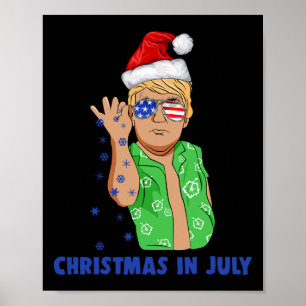 Rolig Trump Tomte Salt Jul Mitt I Juli Gif Poster