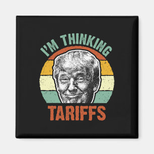 Rolig Trump-tull - Jag funderar på tullarna Politi Magnet