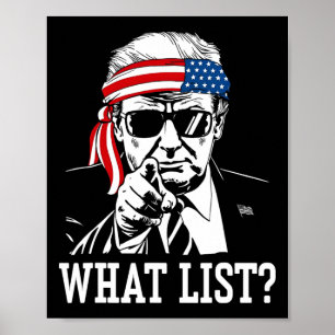 Rolig Trump Vad Lista 2 Poster