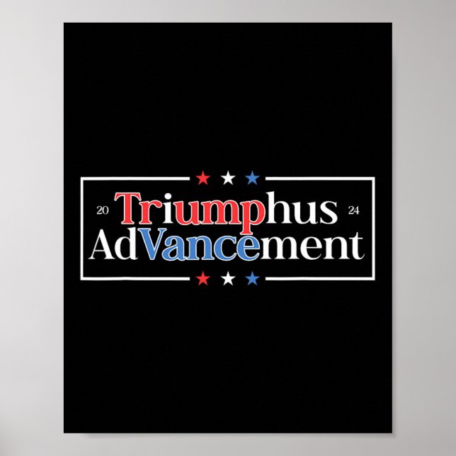 Rolig Trump Vance President Vp Supportrar Val Poster (Framsidan)