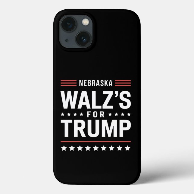 Rolig Trump Vance Walz's För Trump Nebraska (Baksida)