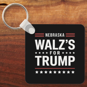 Rolig Trump Vance Walz's För Trump Nebraska Nyckelring