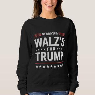 Rolig Trump Vance Walz's För Trump Nebraska T Shirt