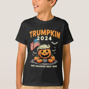 Rolig Trumpkin 2024 Trump Gör Halloween Stort Igen T Shirt