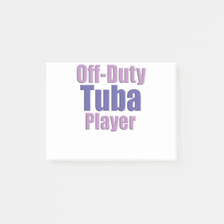 Rolig tuba post-it block