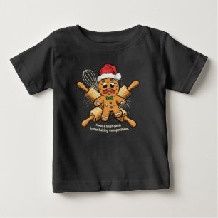Rolig "Tuff Kamp" Pepparkaksgubbe Jul T Shirt