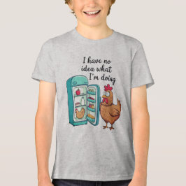 Rolig Tupp Kylskåp Förvirrad Humör T Shirt