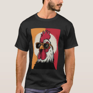 Rolig Tupp Retro Tupp Grafik Som Har Solglasögon T Shirt