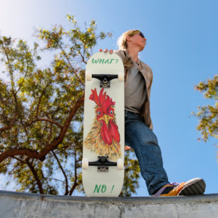 Rolig Tupp Skateboard Anpassad Text