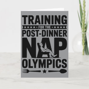 Rolig tupplur för lata människor Tupplur Olympiska Kort