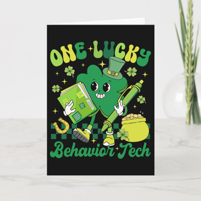 Rolig tur beteende tech St Patricks Day A Rb Kort (Framsida)