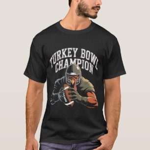 Rolig Turk Bowl Mästare Thanksgiving Fotboll S T Shirt