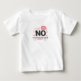 Rolig Tuttroddig NEJ Är Mitt Favoritord T Shirt