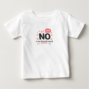 Rolig Tuttroddig NEJ Är Mitt Favoritord T Shirt