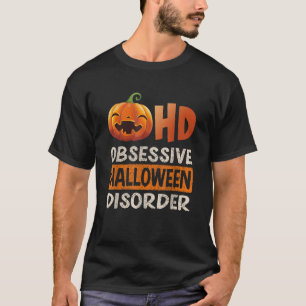 Rolig tvångsmässig Halloween-störning OHD Pumpa Co T Shirt