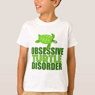 Rolig tvångsmässig sköldpaddaoordning tee shirt