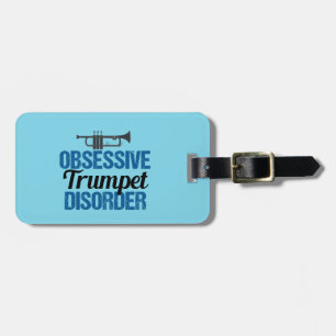 Rolig tvångsmässig trumpetoordning bagagebricka