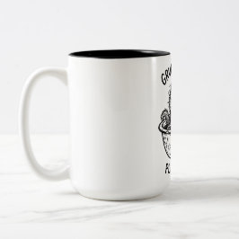 Rolig tvåtons-mugg för kaffefanatiker Två-Tonad mugg