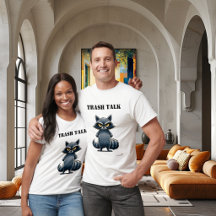 Rolig Tvätt-T-Shirt Med Tvättbjörn