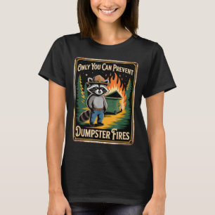 Rolig tvättbjörn, bara du kan förhindra soptrådsbr t shirt